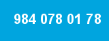 984 078 01 78 984 078 01 78